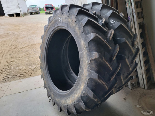(2) 380/85R34 tires